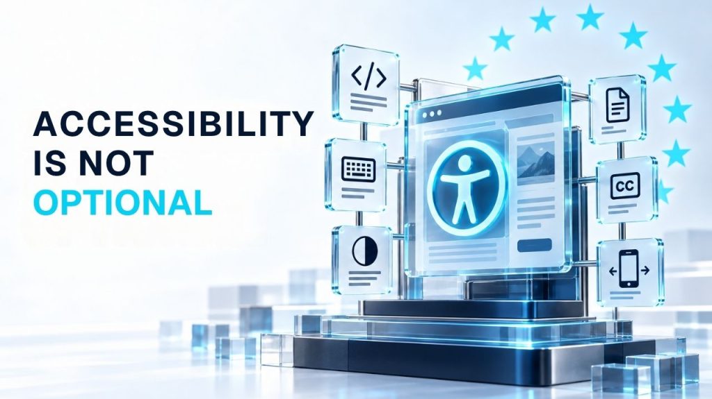 accessibility is not optional banner